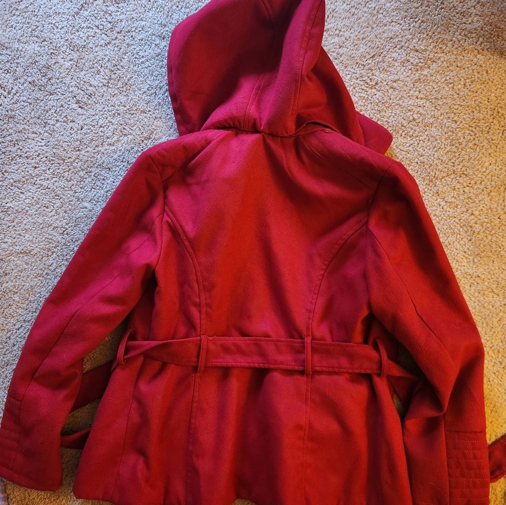Red Hooded Jacket - Picture 3 of 6